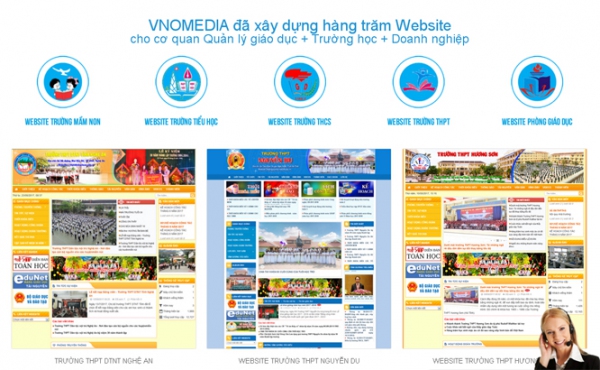 Mẫu website Giáo dục