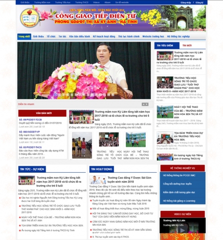 WEBSITE PHÒNG GIÁO DỤC